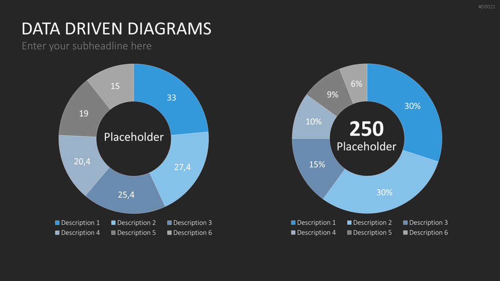 Daten-Diagramme PowerPoint-Vorlage
