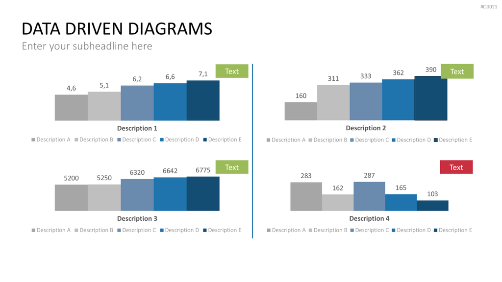 Daten-Diagramme PowerPoint-Vorlage