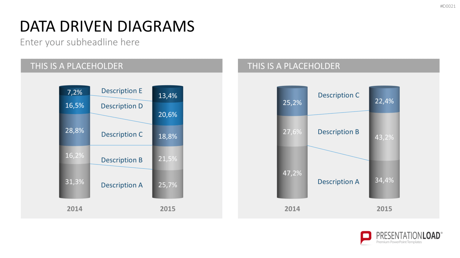 Daten-Diagramme PowerPoint-Vorlage