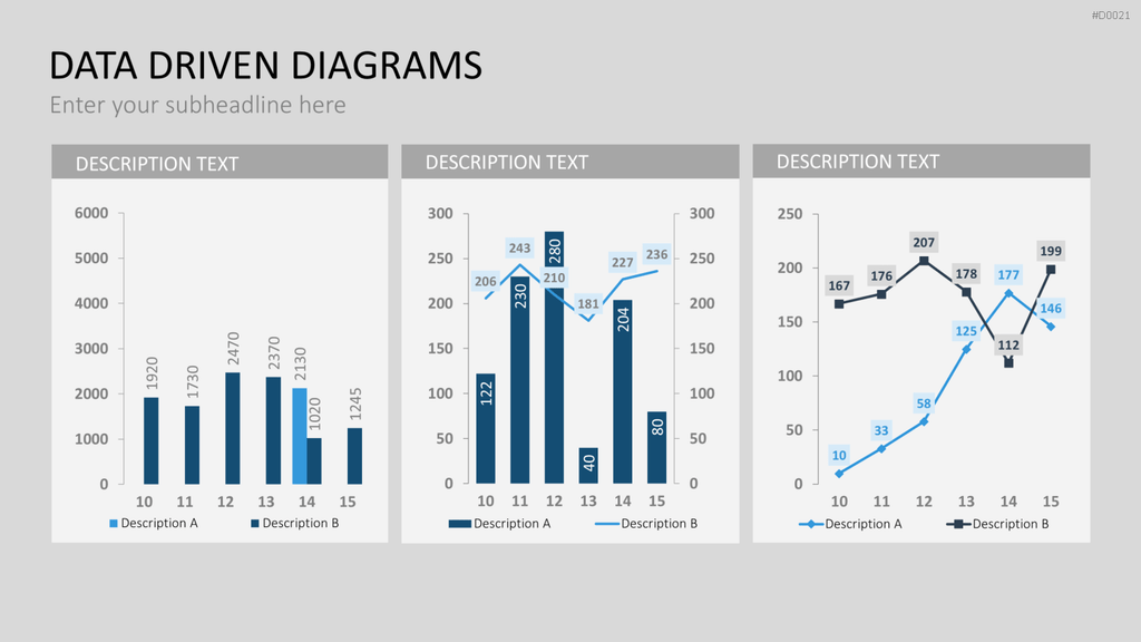 Daten-Diagramme PowerPoint-Vorlage