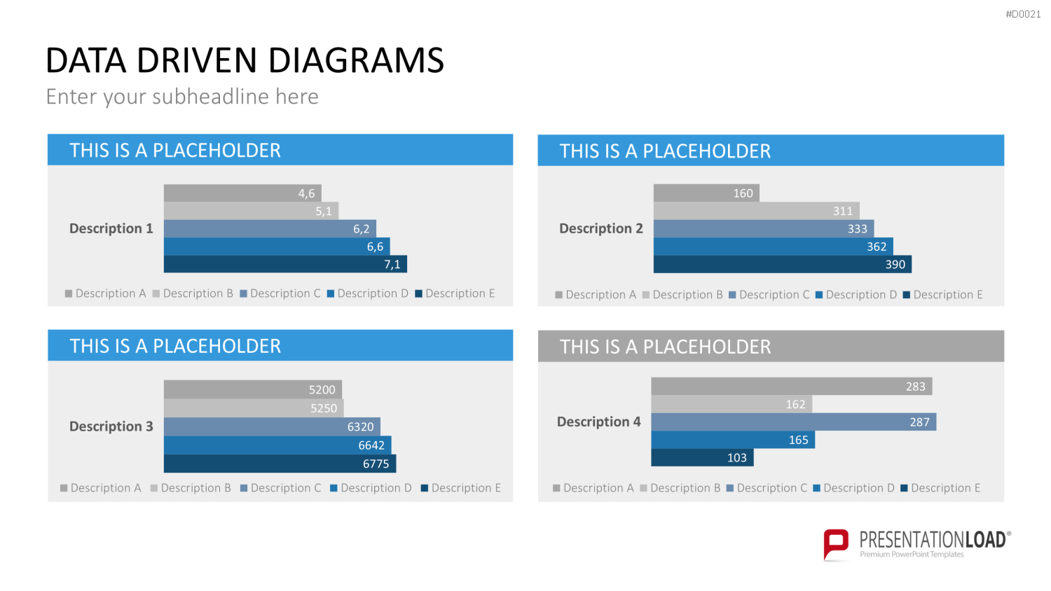 Daten-Diagramme PowerPoint-Vorlage