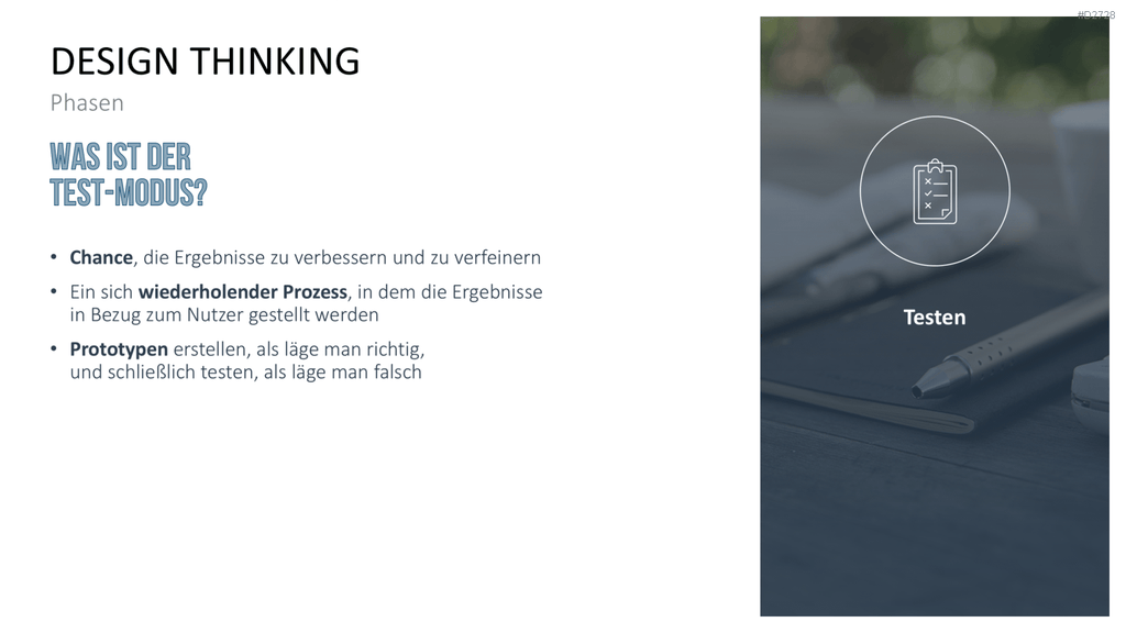 Design Thinking PowerPoint-Vorlage