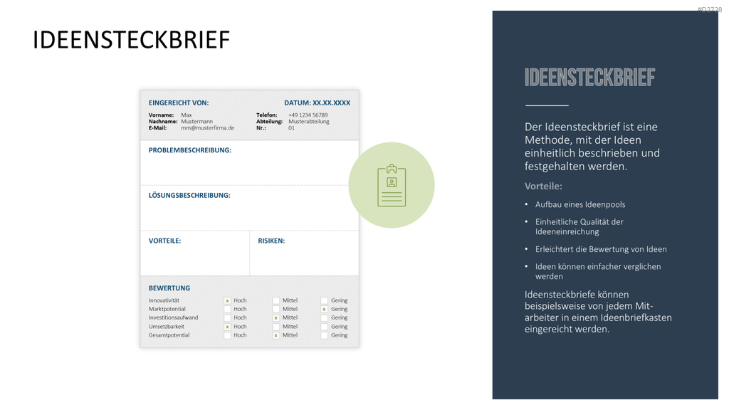 Design Thinking PowerPoint-Vorlage
