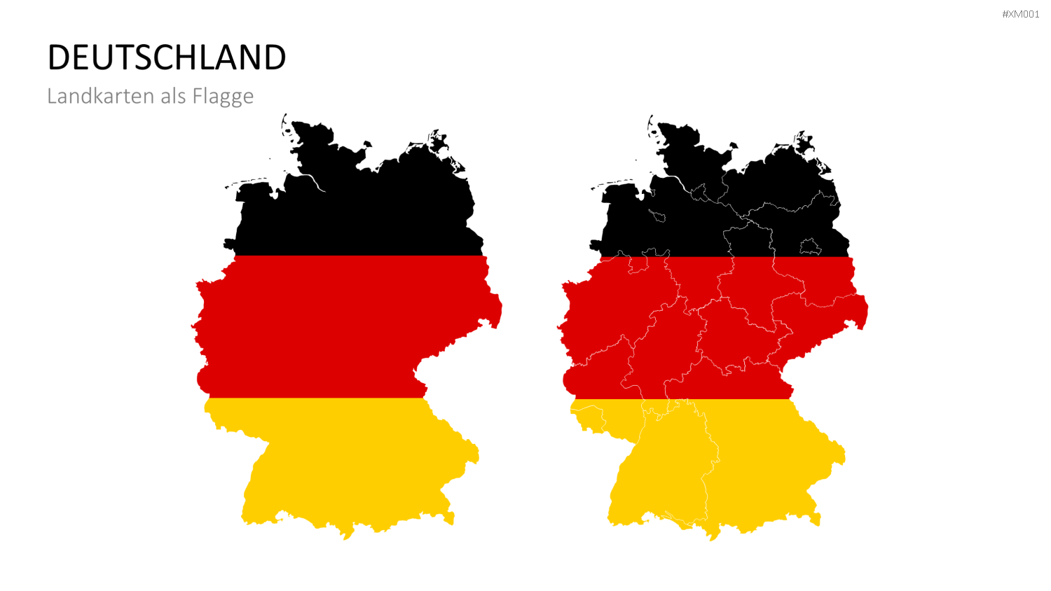 Deutschland Karten Bundle PowerPoint-Vorlage