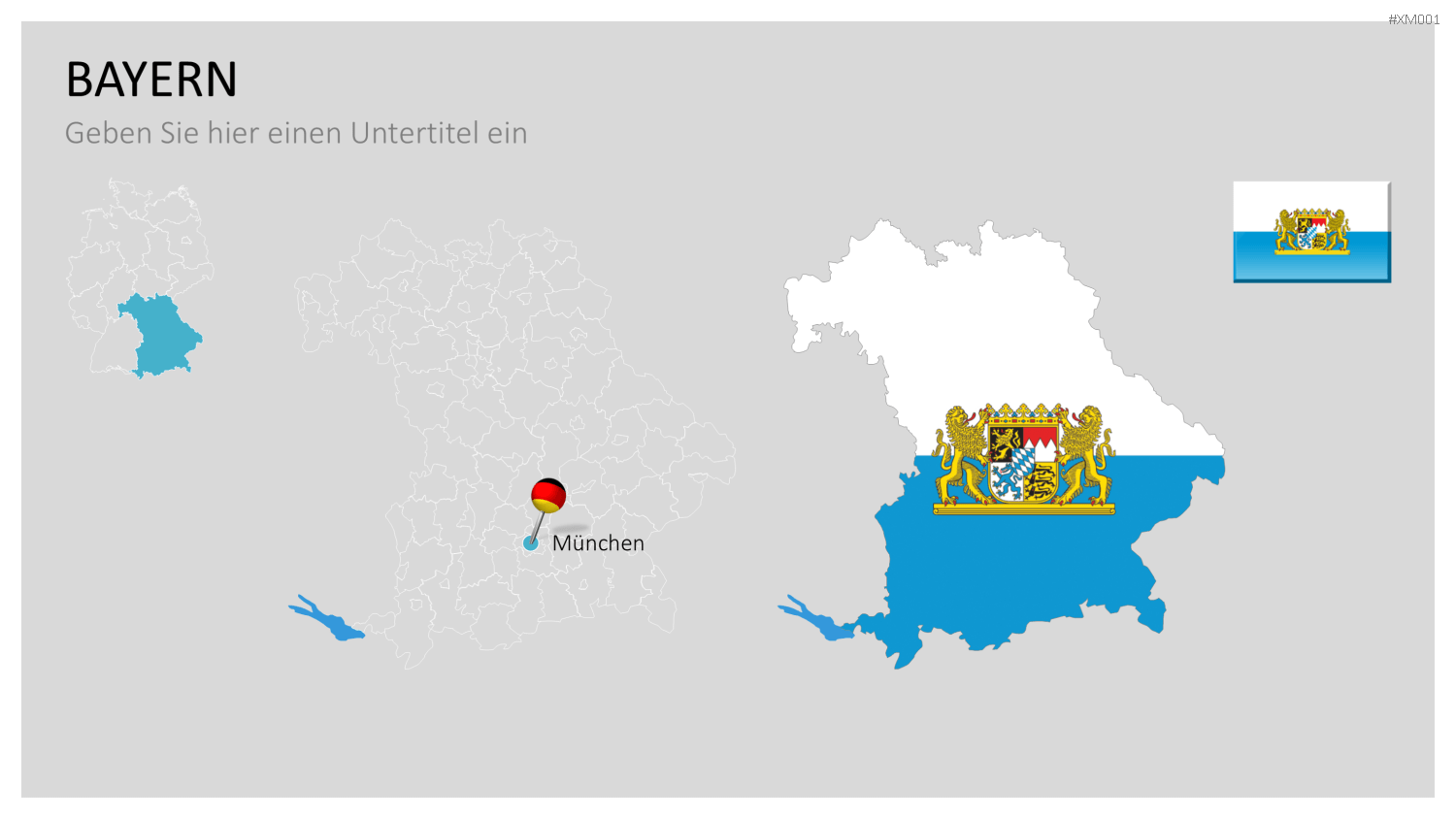 Deutschland Karten Bundle PowerPoint-Vorlage