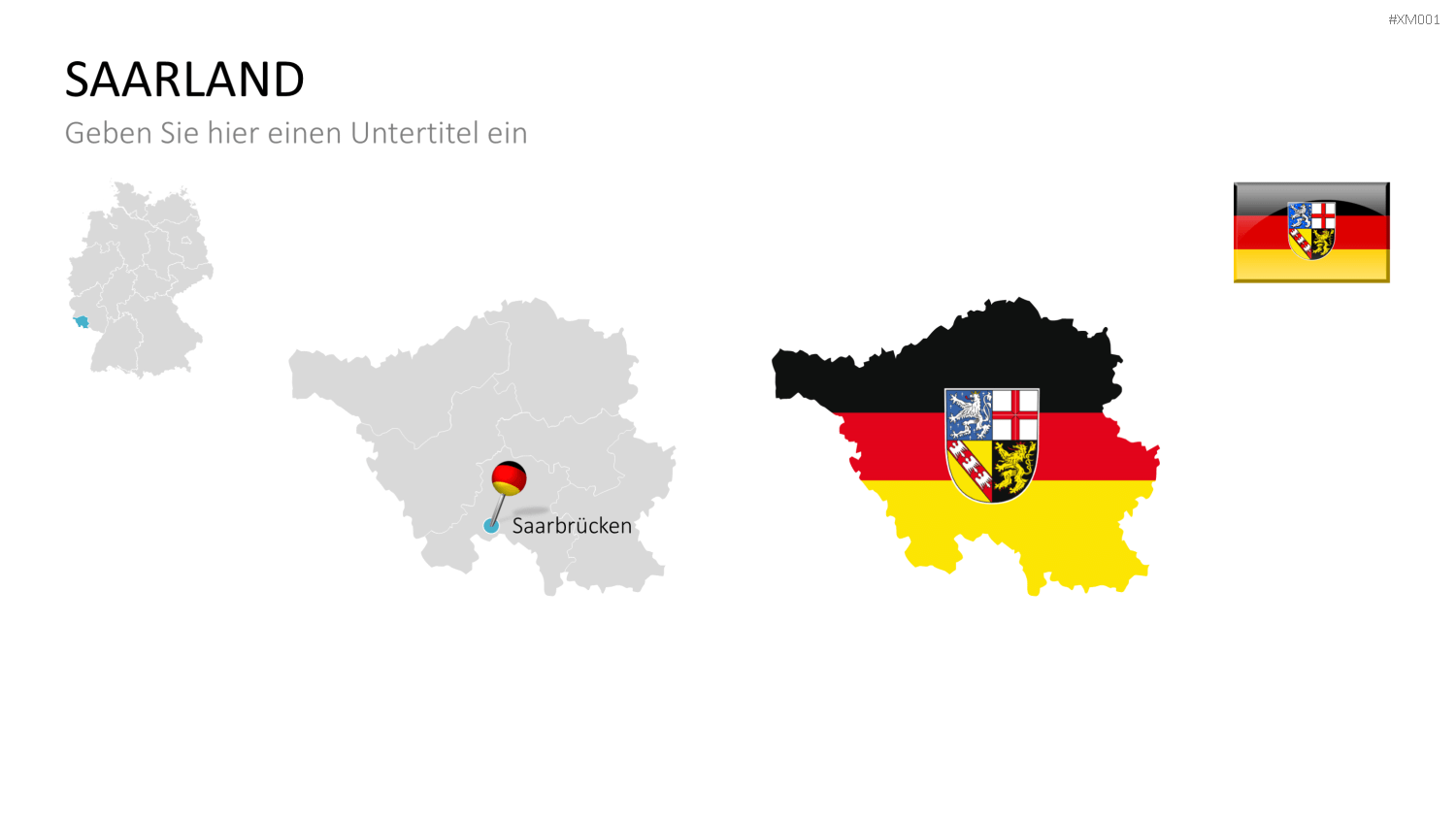 Deutschland Karten Bundle PowerPoint-Vorlage