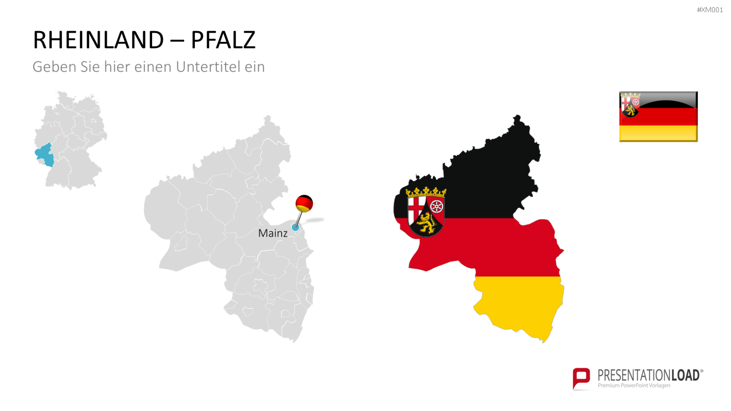 Deutschland Karten Bundle PowerPoint-Vorlage