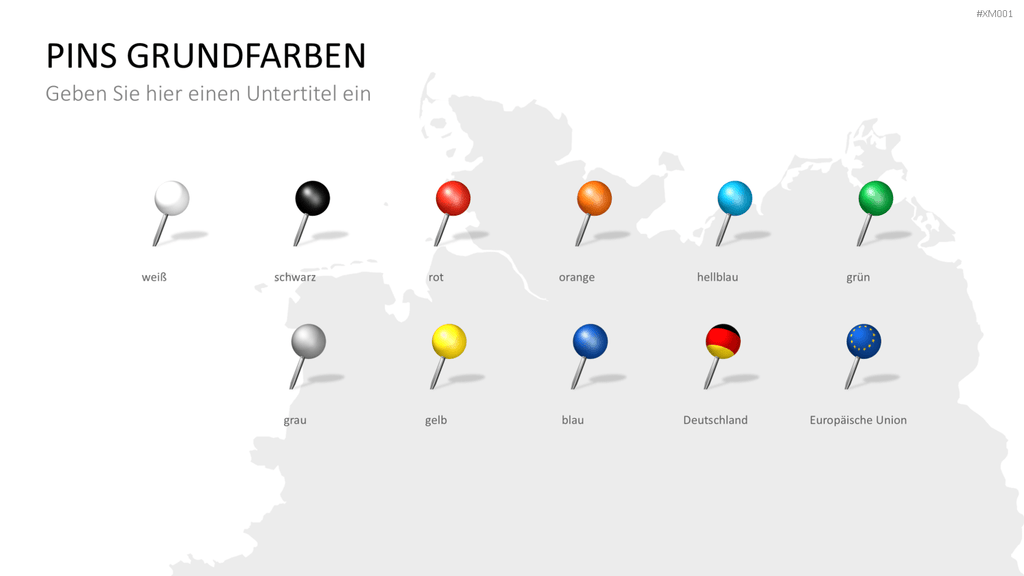Deutschland Karten Bundle PowerPoint-Vorlage