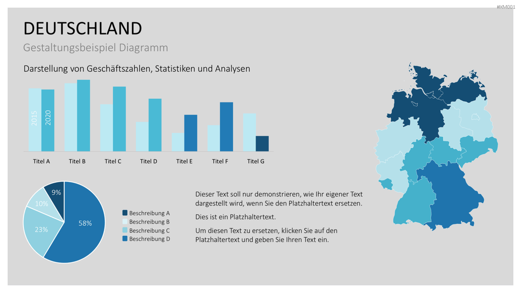 Deutschland Karten Bundle PowerPoint-Vorlage