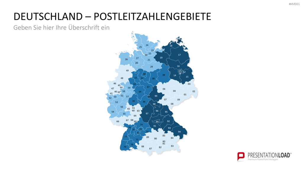 Deutschland Karten Bundle PowerPoint-Vorlage