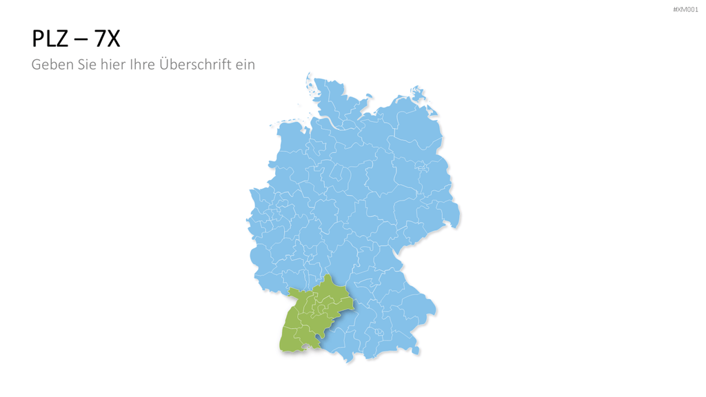 Deutschland Karten Bundle PowerPoint-Vorlage