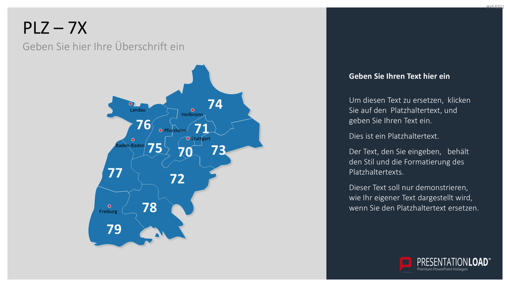 Deutschland Karten Bundle PowerPoint-Vorlage