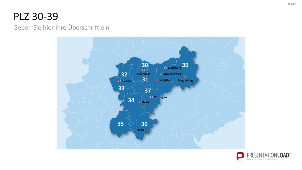 Deutschland Karten Bundle PowerPoint-Vorlage