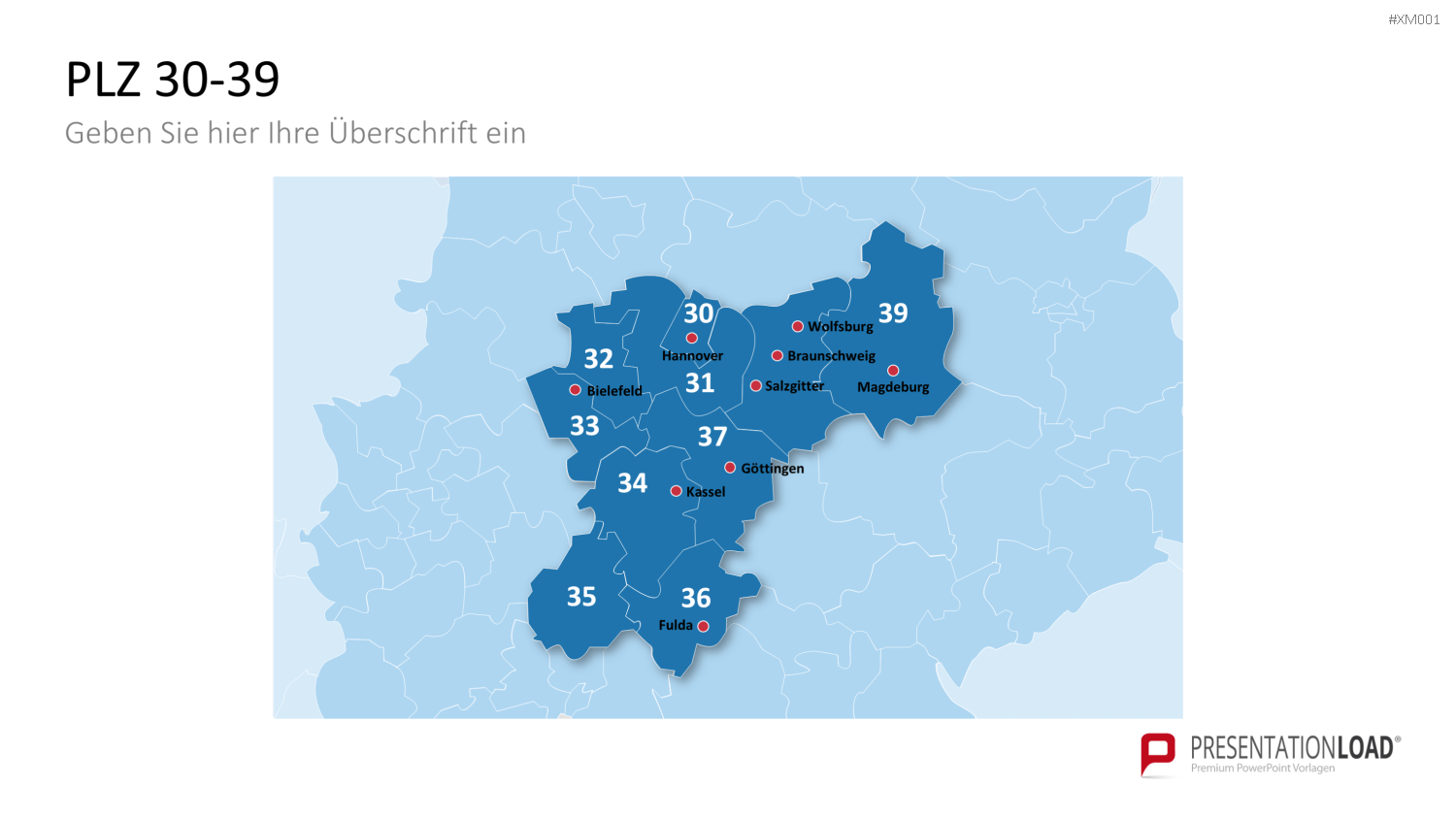 Deutschland Karten Bundle PowerPoint-Vorlage