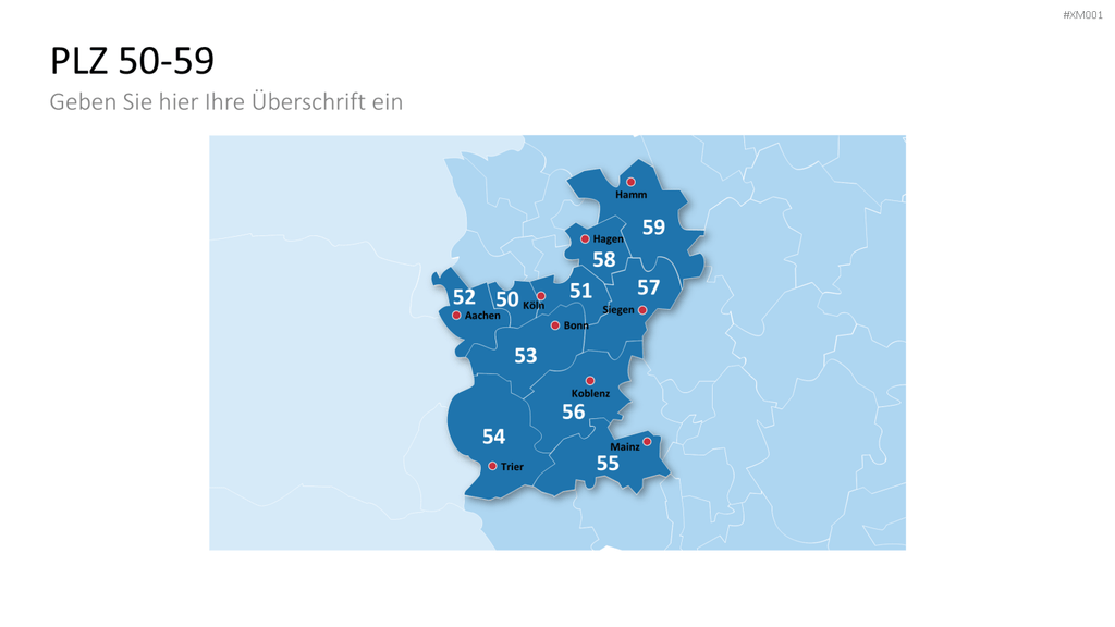 Deutschland Karten Bundle PowerPoint-Vorlage