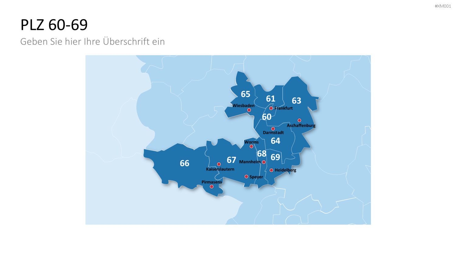 Deutschland Karten Bundle PowerPoint-Vorlage