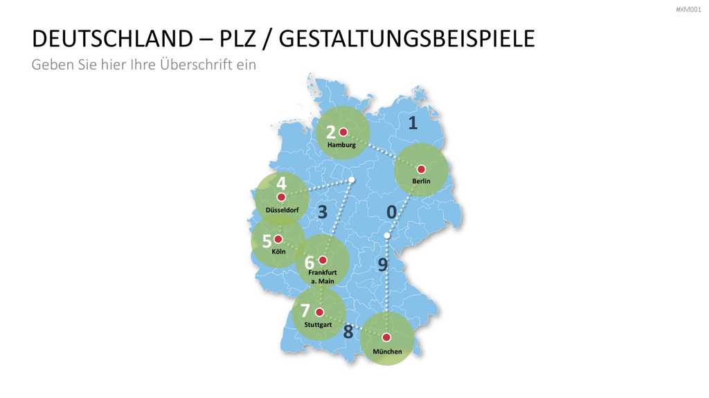 Deutschland Karten Bundle PowerPoint-Vorlage