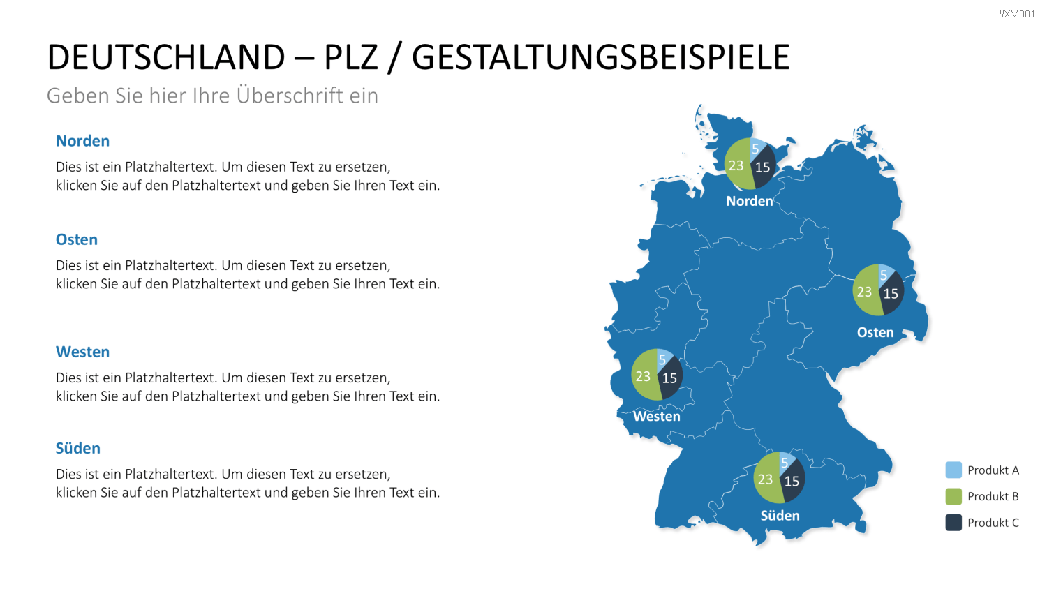 Deutschland Karten Bundle PowerPoint-Vorlage