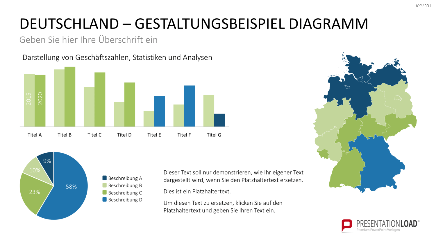 Deutschland Karten Bundle PowerPoint-Vorlage