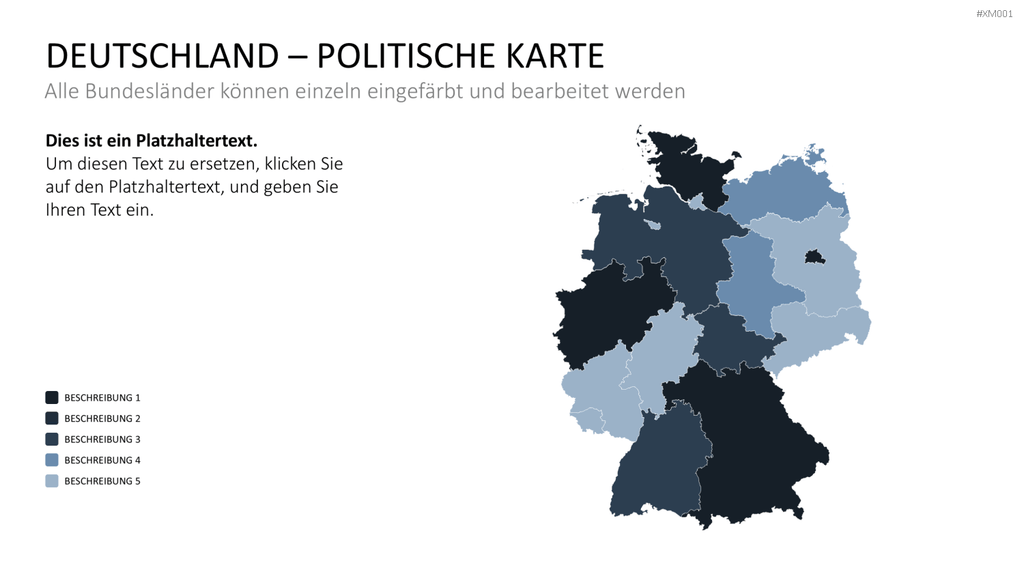 Deutschland Karten Bundle PowerPoint-Vorlage