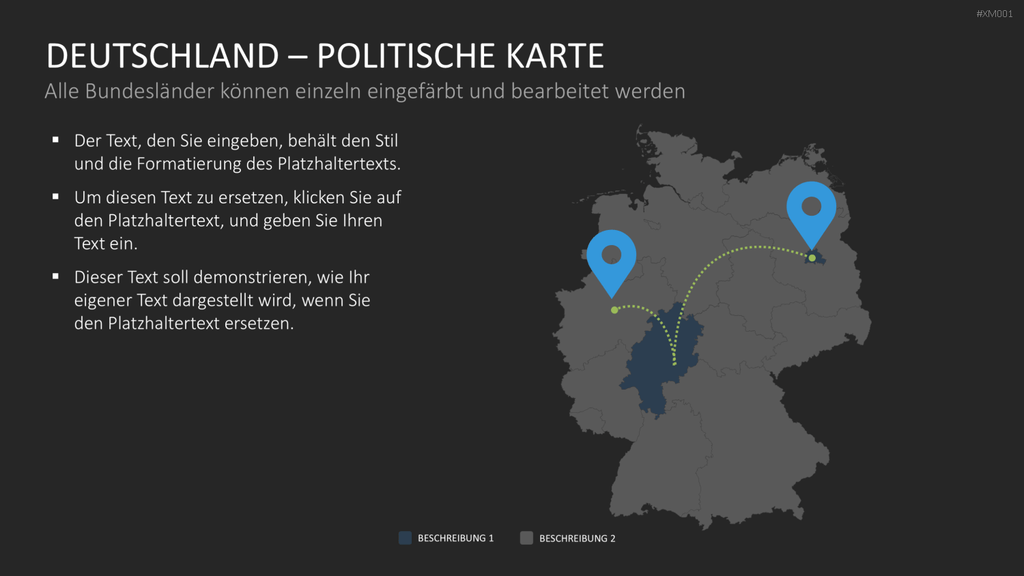 Deutschland Karten Bundle PowerPoint-Vorlage