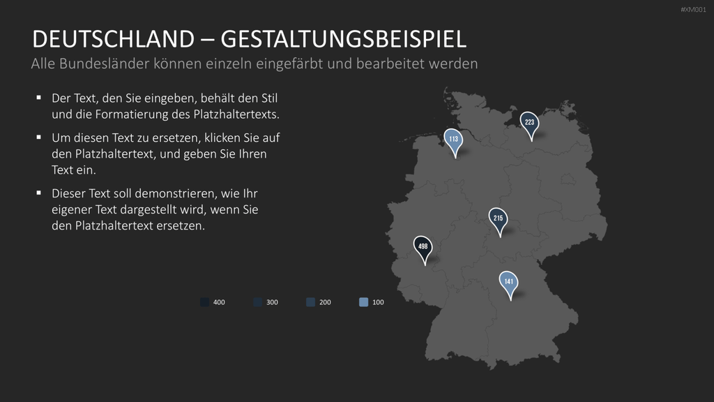 Deutschland Karten Bundle PowerPoint-Vorlage