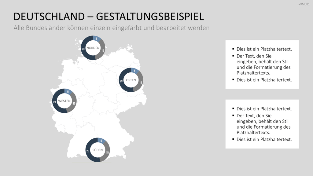 Deutschland Karten Bundle PowerPoint-Vorlage