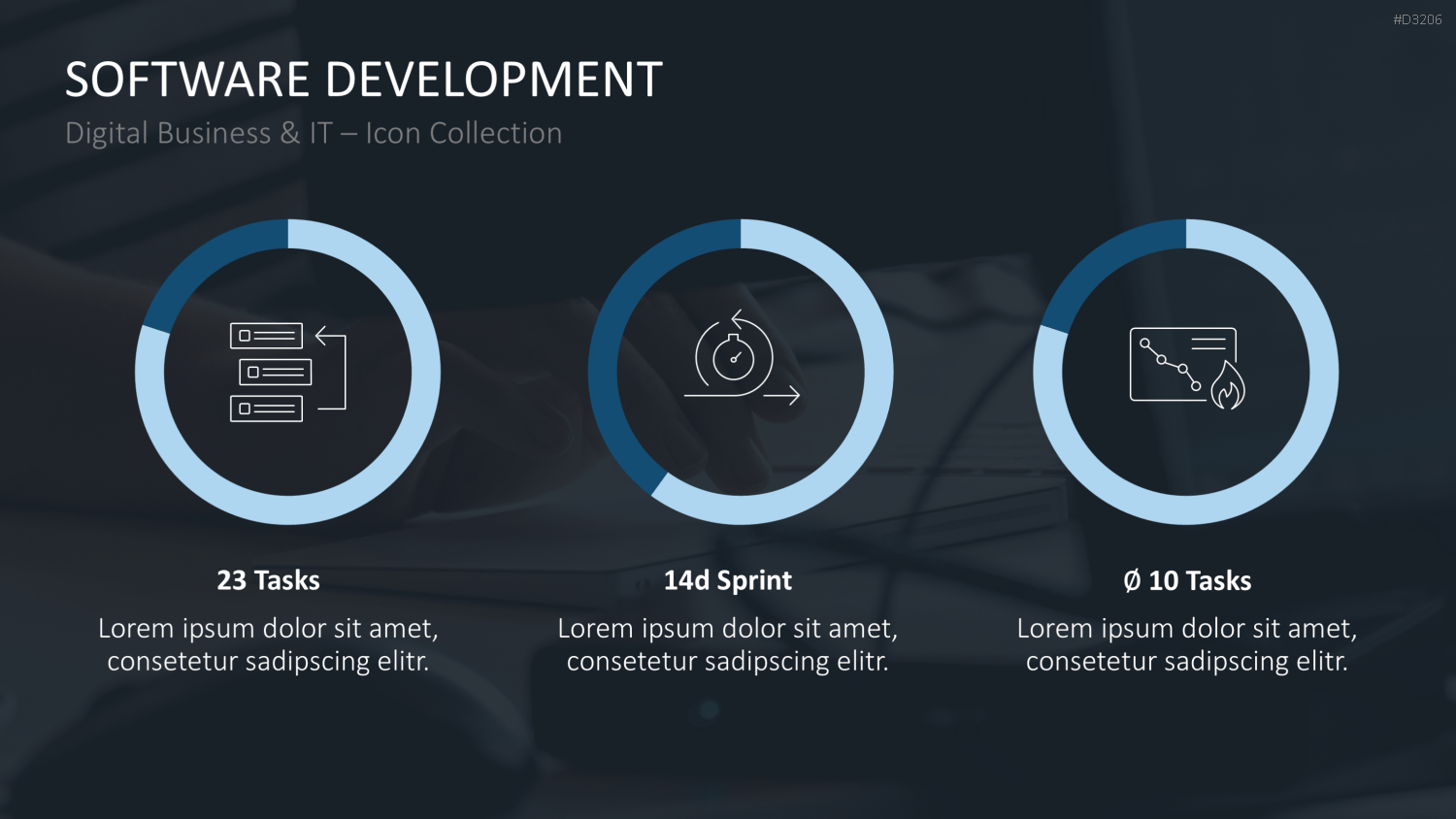 Digital Business & IT – Icon Collection PowerPoint-Vorlage