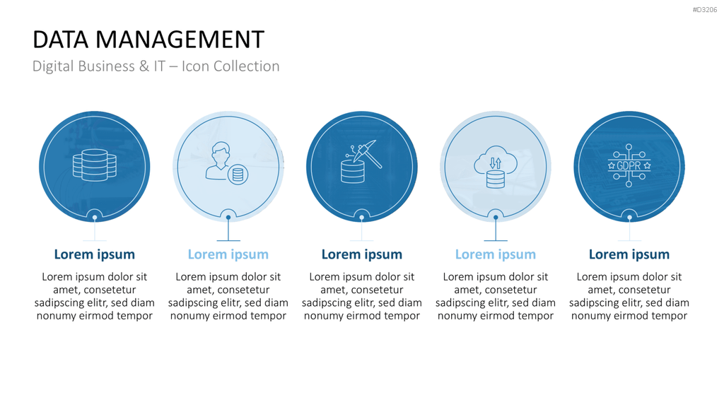 Digital Business & IT – Icon Collection PowerPoint-Vorlage