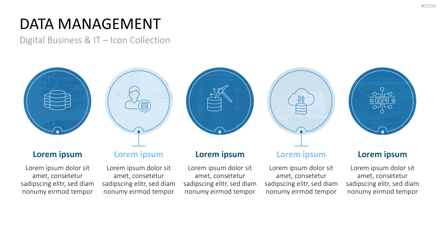 Digital Business & IT – Icon Collection PowerPoint-Vorlage
