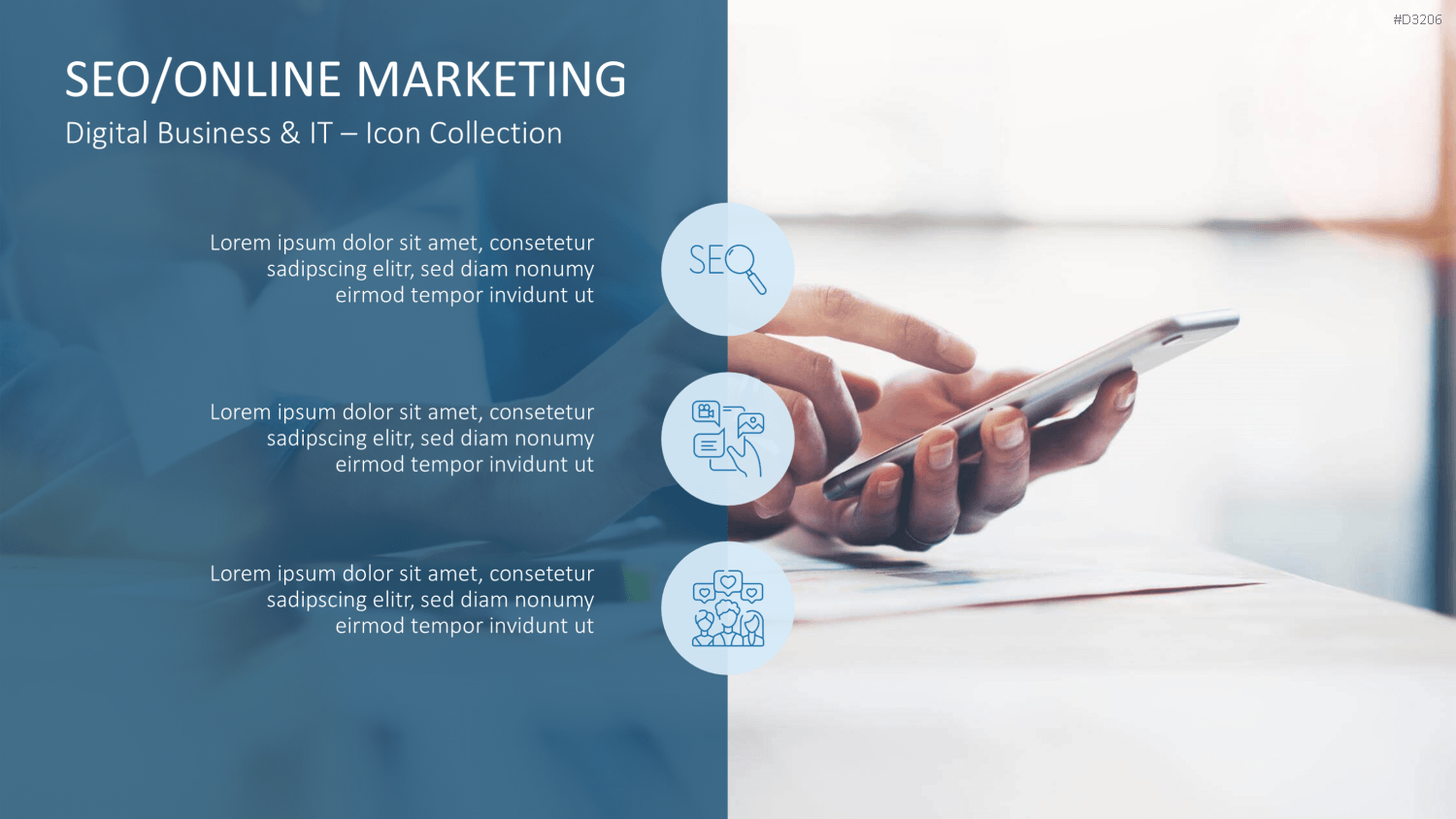 Digital Business & IT – Icon Collection PowerPoint-Vorlage
