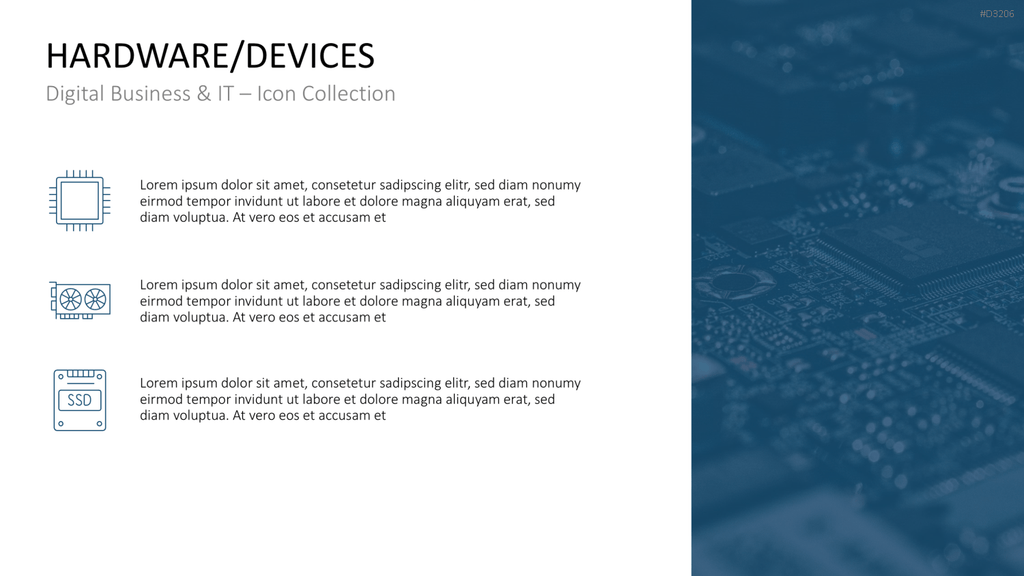 Digital Business & IT – Icon Collection PowerPoint-Vorlage