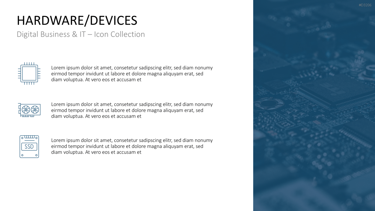 Digital Business & IT – Icon Collection PowerPoint-Vorlage