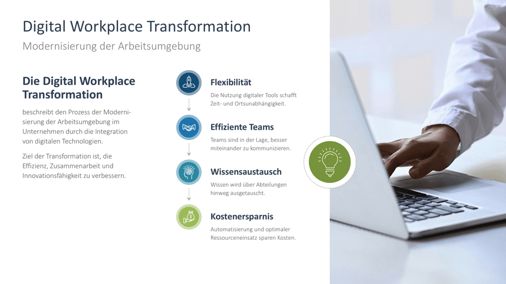 Digitale Transformation PowerPoint-Vorlage