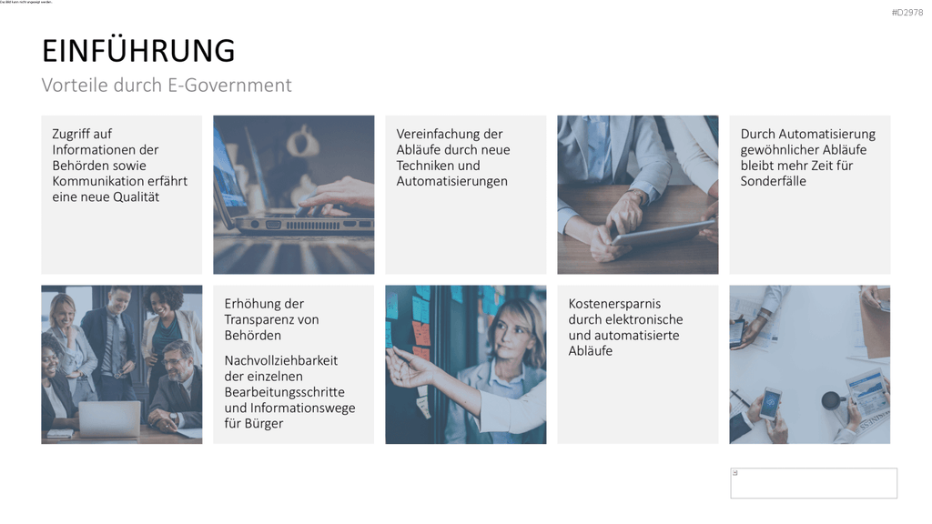 E-Government PowerPoint-Vorlage
