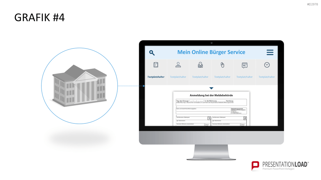 E-Government PowerPoint-Vorlage