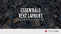 Essentials - Textlayouts PowerPoint-Vorlage