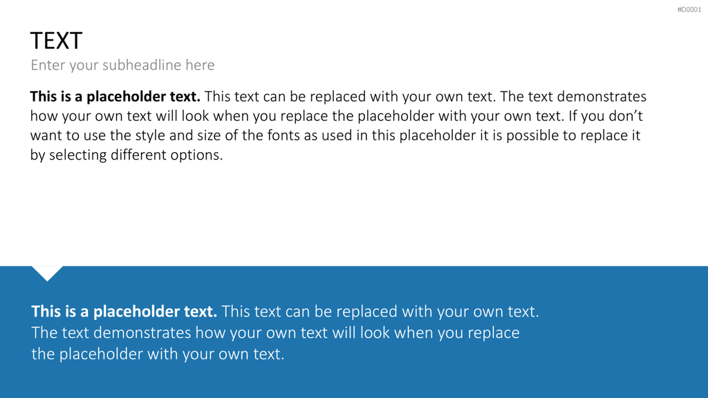 Essentials - Textlayouts PowerPoint-Vorlage