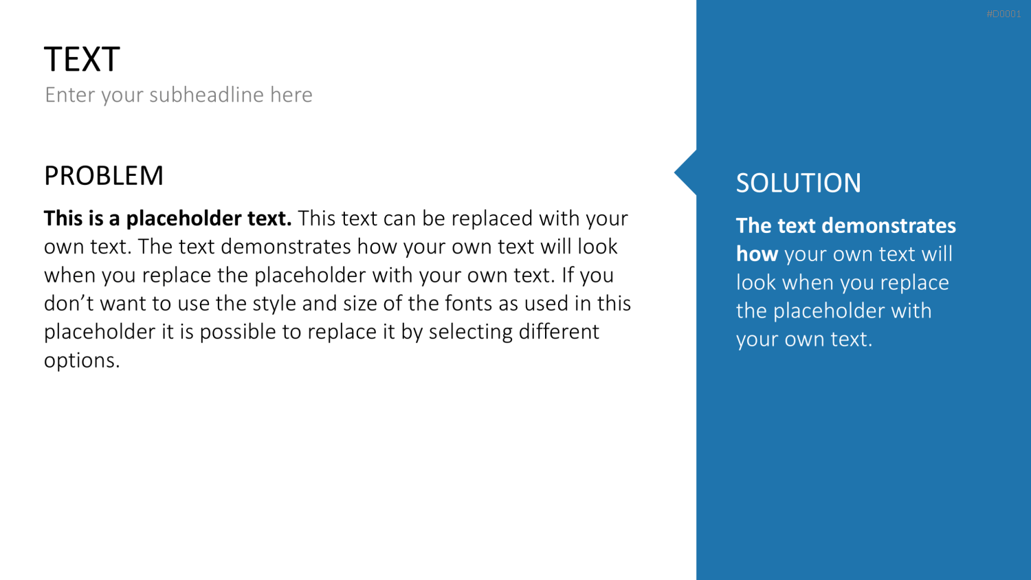 Essentials - Textlayouts PowerPoint-Vorlage