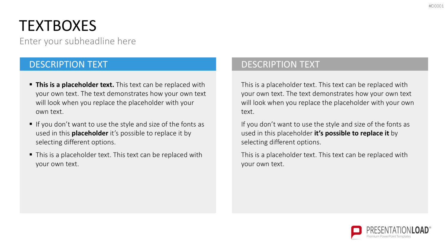 Essentials - Textlayouts PowerPoint-Vorlage
