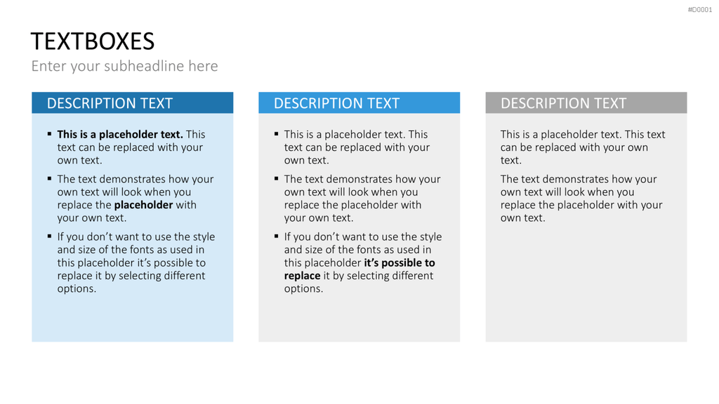 Essentials - Textlayouts PowerPoint-Vorlage