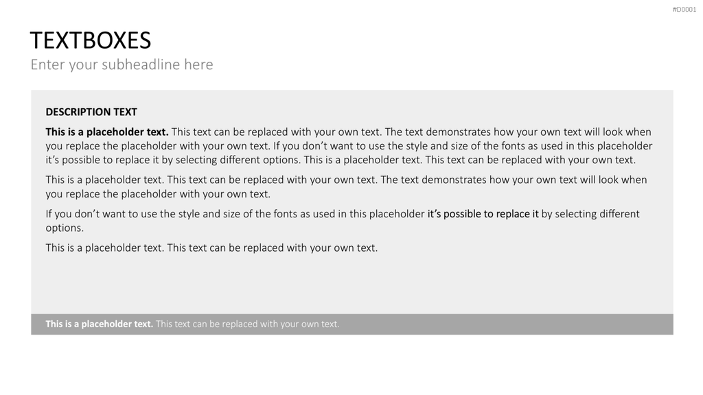 Essentials - Textlayouts PowerPoint-Vorlage