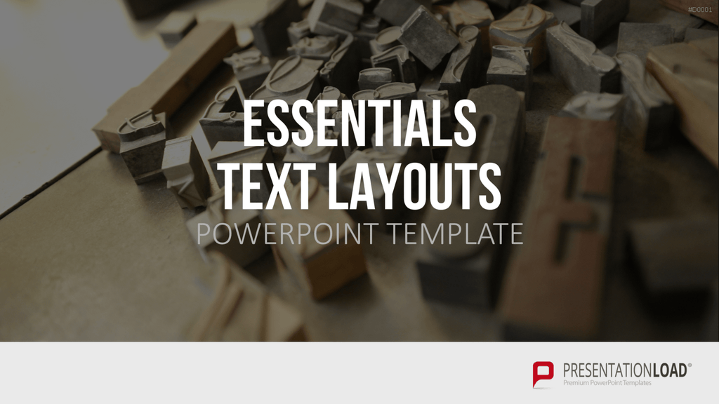 Essentials - Textlayouts PowerPoint-Vorlage