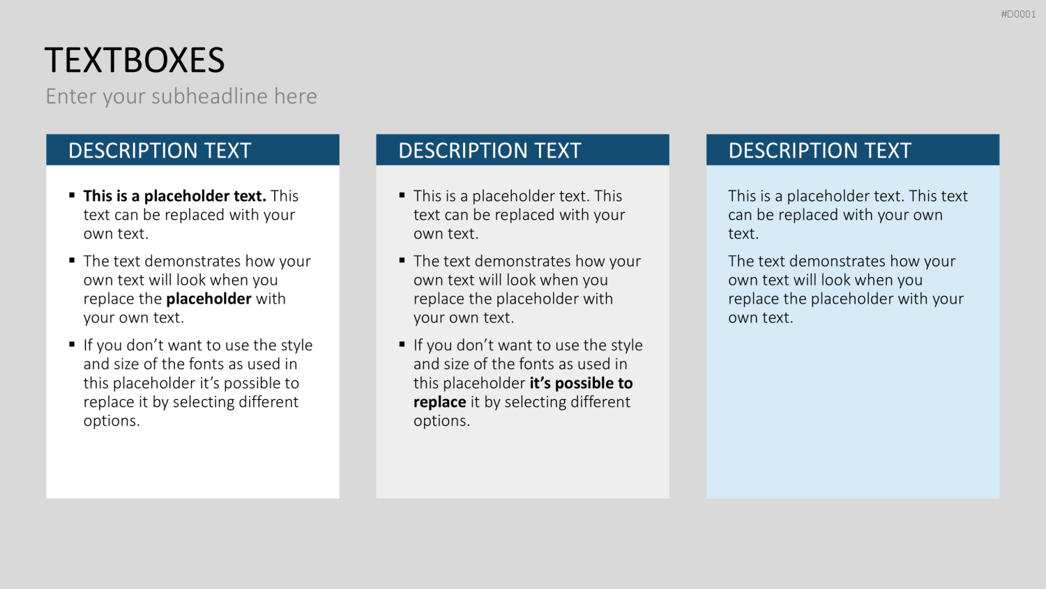 Essentials - Textlayouts PowerPoint-Vorlage