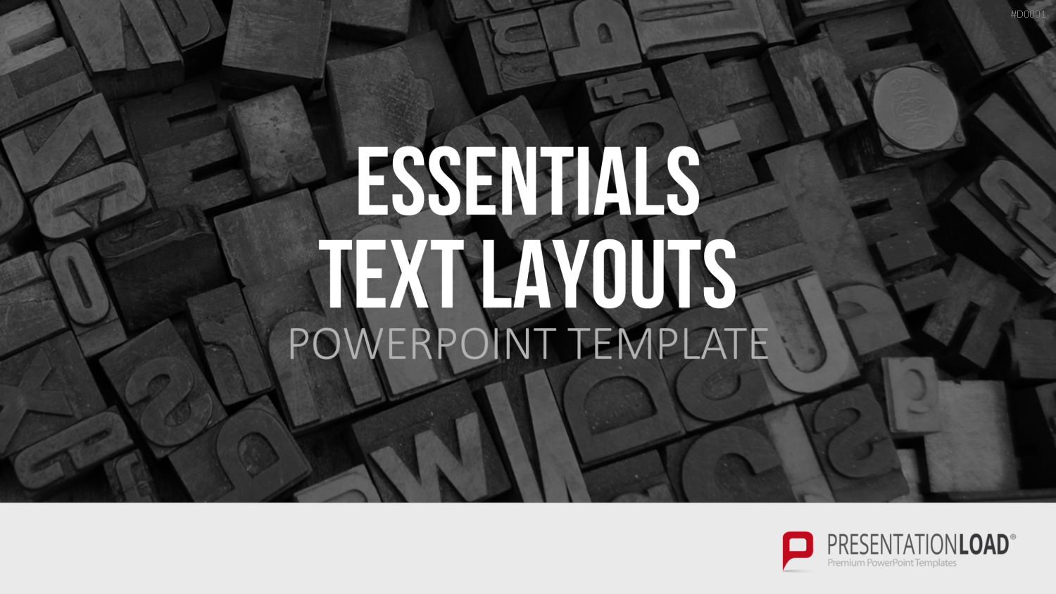 Essentials - Textlayouts PowerPoint-Vorlage