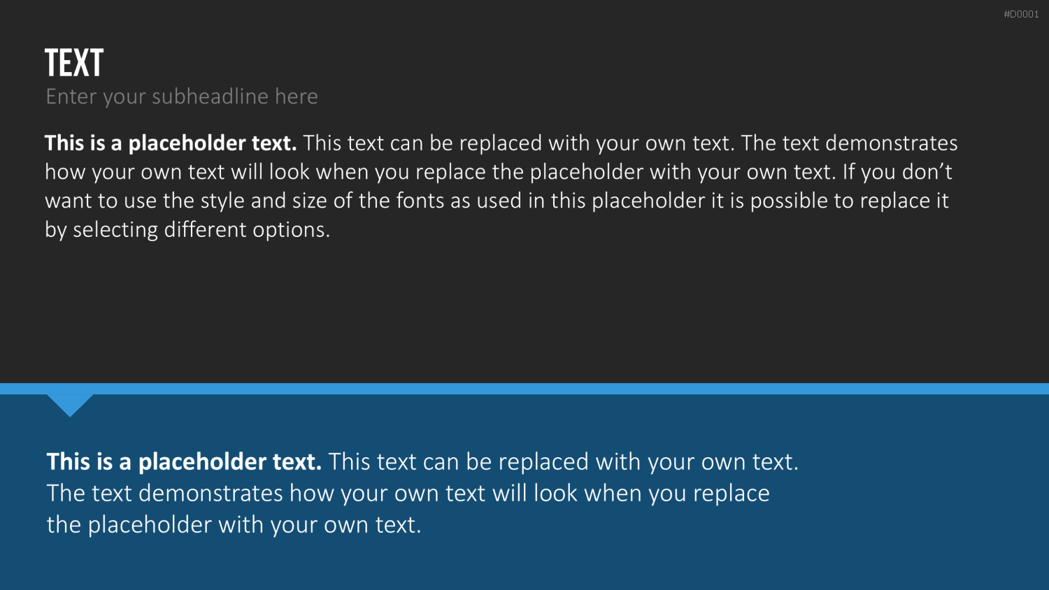 Essentials - Textlayouts PowerPoint-Vorlage