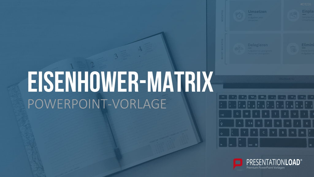 Eisenhower-Matrix PowerPoint-Vorlage