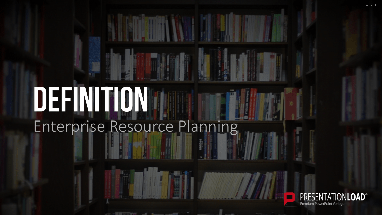 Enterprise Resource Planning PowerPoint-Vorlage