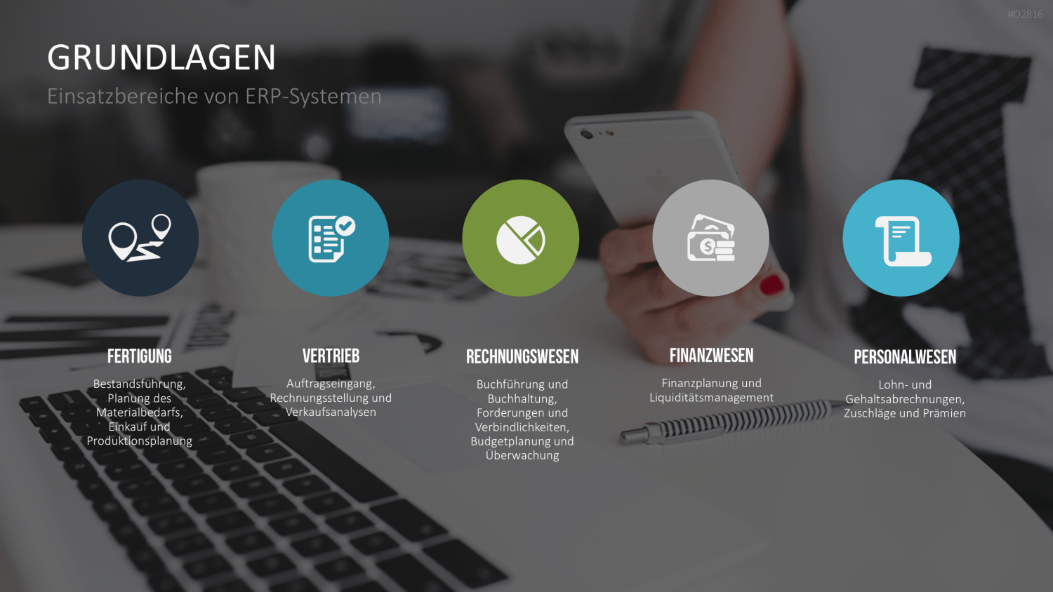 Enterprise Resource Planning PowerPoint-Vorlage