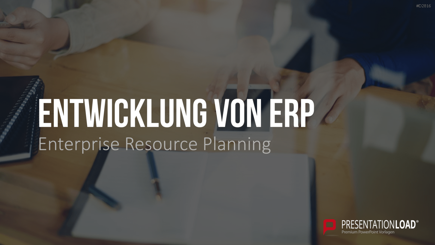 Enterprise Resource Planning PowerPoint-Vorlage